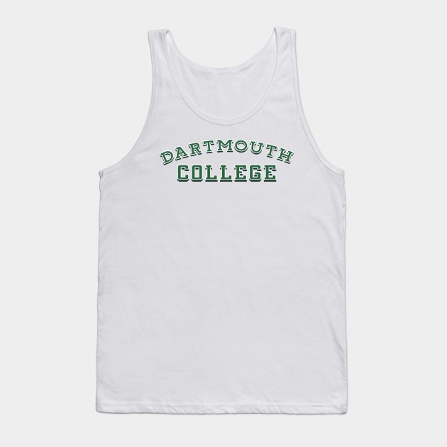 Dartmouth College Tank Top by MiloAndOtis